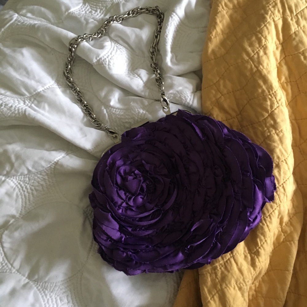 WHBM floral Chain strap purse